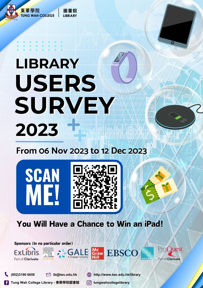 Library Survey 2023 Poster