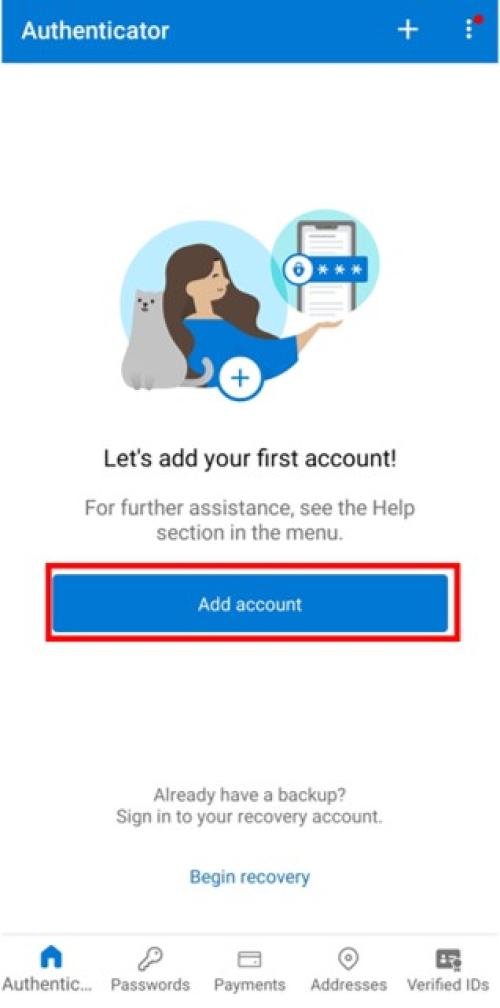 365 Sign-in Authenticator Add AC