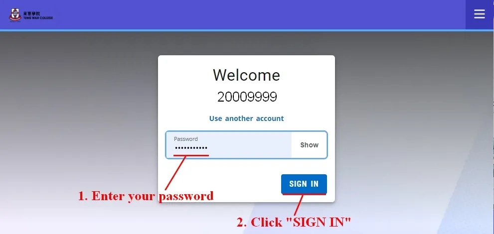 LoginPowerCampus Step2